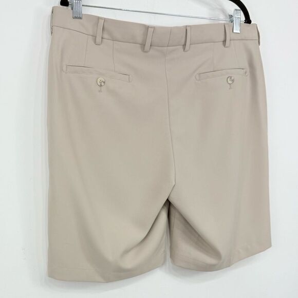 Peter Miller Khaki Tan Classic Quick Dry Business Casual Athleisure Golf Short - Picture 6 of 15